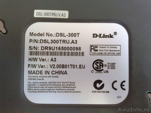   модем D-LINK DSL -300T - Изображение #4, Объявление #75803