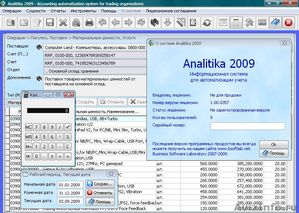 Analitika 2009 - Бесплатная система для ведения учета в торговом предприятии - Изображение #1, Объявление #374729
